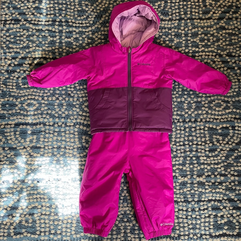 Toddler Columbia Reversible Snowsuit Set